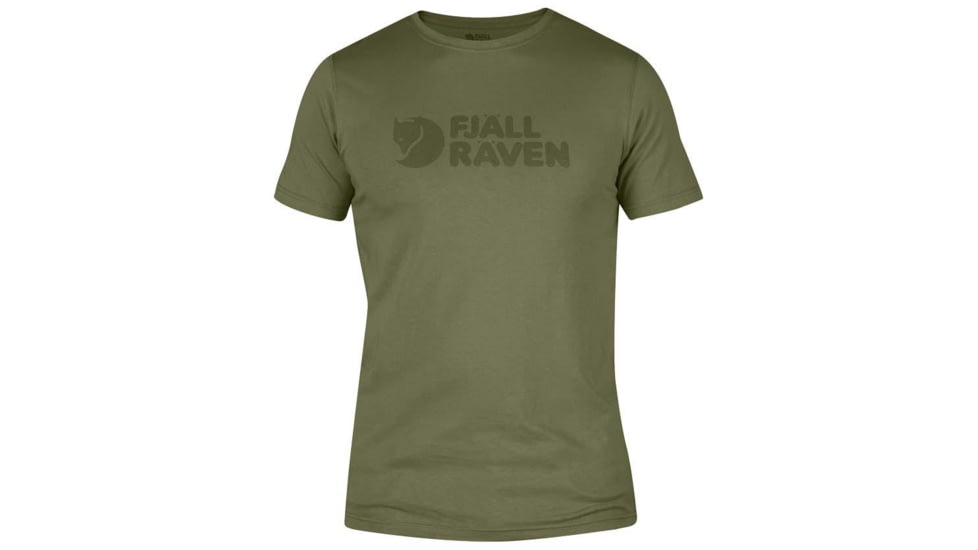 Fjallraven Logo T-shirt - Men's, Tarmac, Extra Small, F81822-246-XS