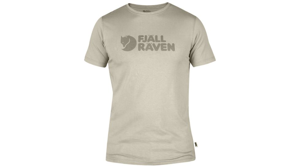 Fjallraven Logo T-Shirt - Mens, Chalk White, Large, F81956-113-L