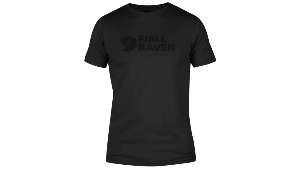 Fjallraven Logo T-Shirt - Mens-Dark Grey-X-Large