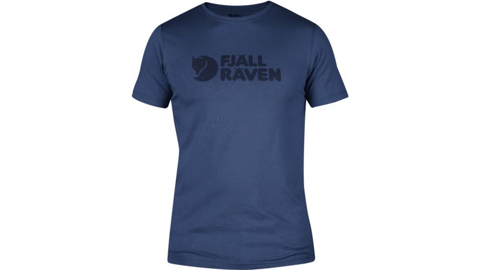 Fjallraven Logo T-Shirt Mens, Deep Blue, S F81956-527-S