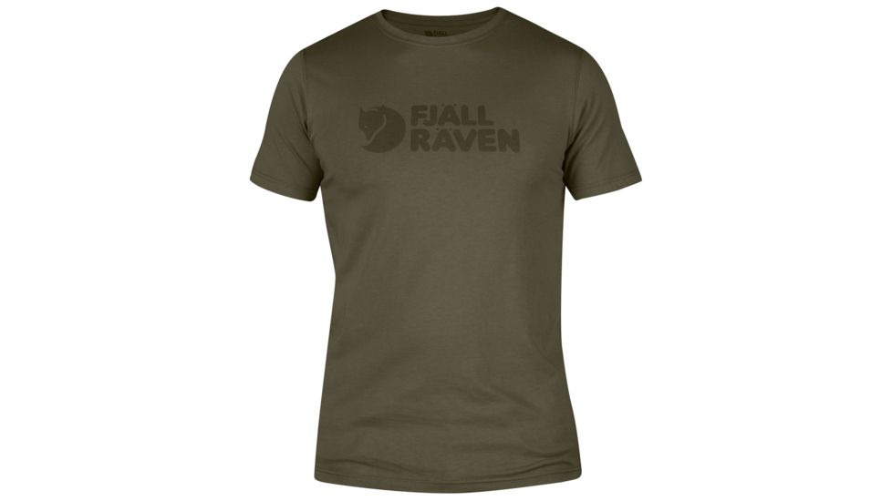 Fjallraven Logo T-Shirt - Mens-Tarmac-Small