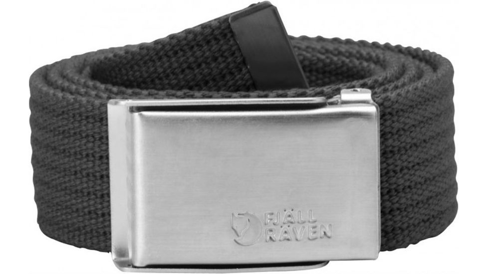 Fjallraven Merano Canvas Belt, Dark Grey, One Size, F77028-030-1 Size
