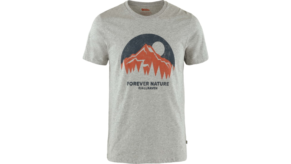 Fjallraven Nature T-Shirt - Men's, Grey Melange, 2XL, F87053-51-XXL