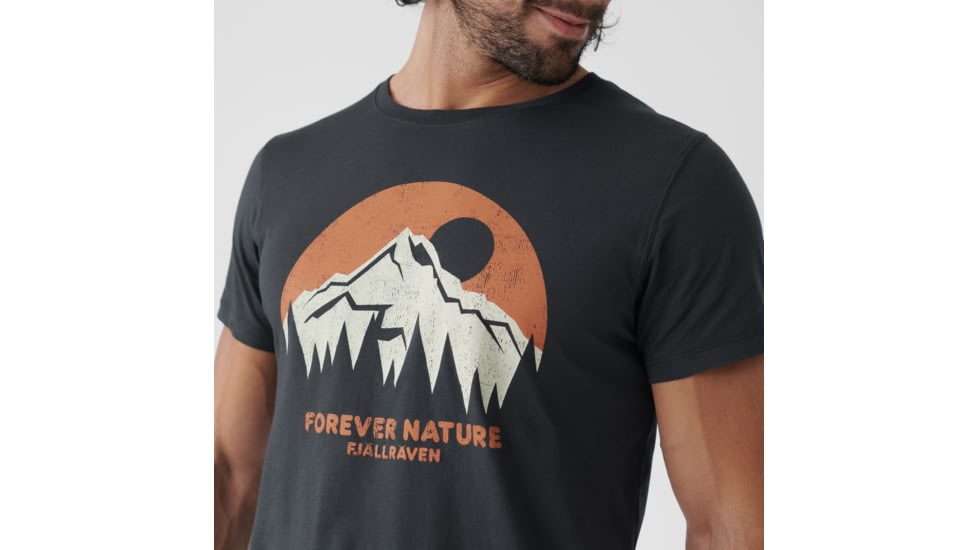 Fjallraven Nature T-Shirt - Mens, Dark Navy, Large, F87053-555-L