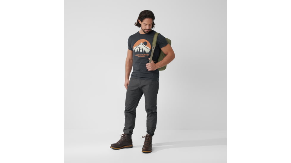 Fjallraven Nature T-Shirt - Mens, Dark Navy, Large, F87053-555-L