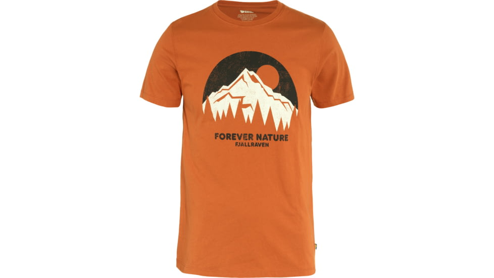 Fjallraven Nature T-Shirt - Mens, Terracotta Brown, Extra Small, F87053-243-XS