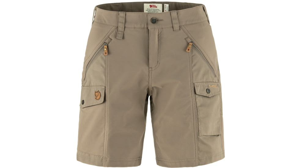 Fjallraven Nikka Shorts Curved - Womens, Suede Brown, 44, F89731-244-44