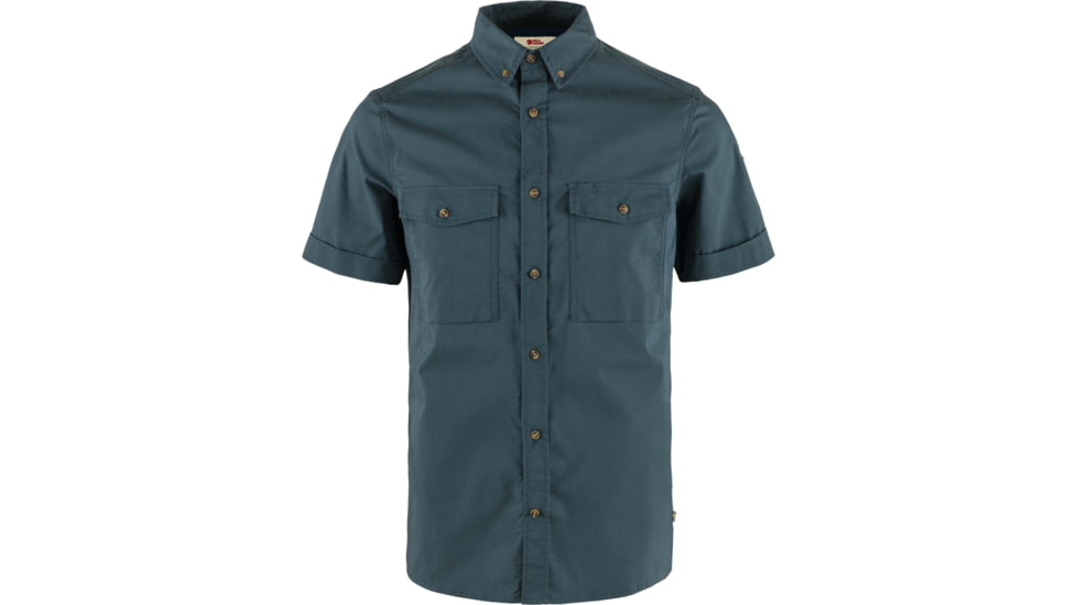 Fjallraven Ovik Air Stretch Short Sleeve Shirt - Men's, Mountain Blue, Extra Large, F12600213-570-XL