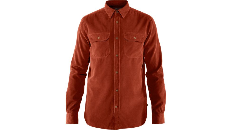 Fjallraven Ovik Cord Shirt - Mens, Autumn Leaf, Medium, F82977-215-M