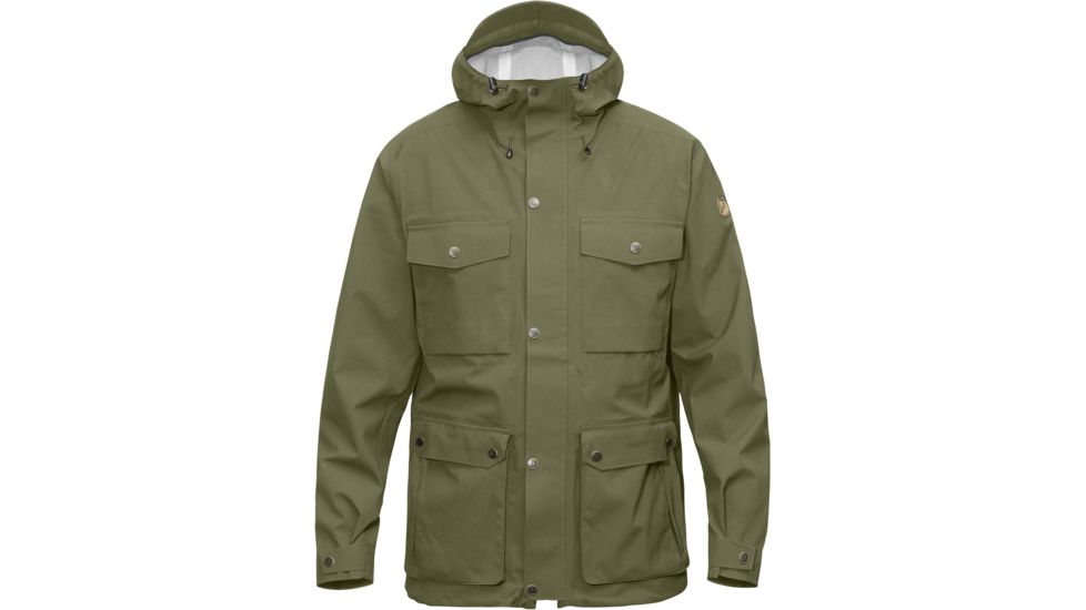 Fjallraven Ovik Eco-Shell Jacket - Men's-Green-Small