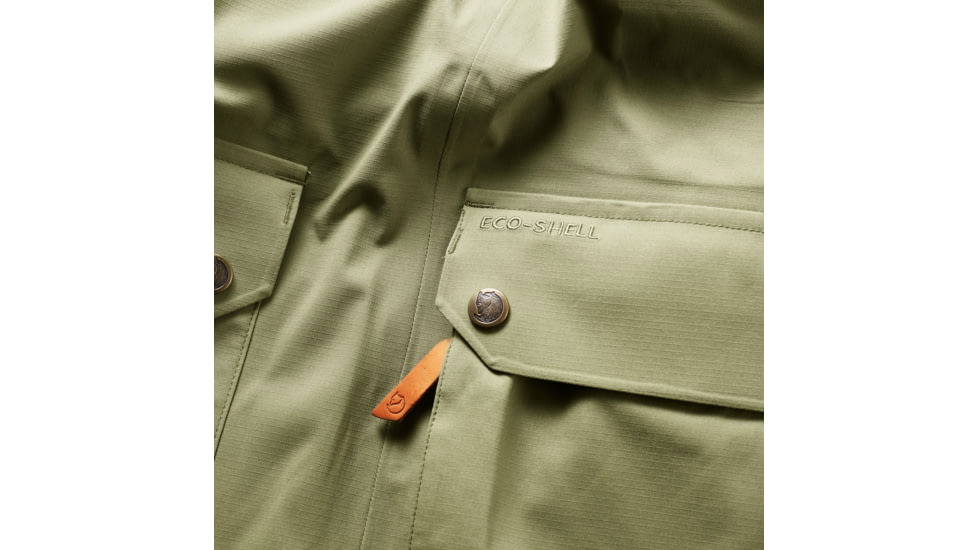 Fjallraven Ovik Eco-Shell Jacket - Mens, Green, F82275-620-XL