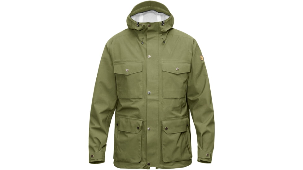 Fjallraven Ovik Eco-Shell Jacket - Mens, Green, F82275-620-XL