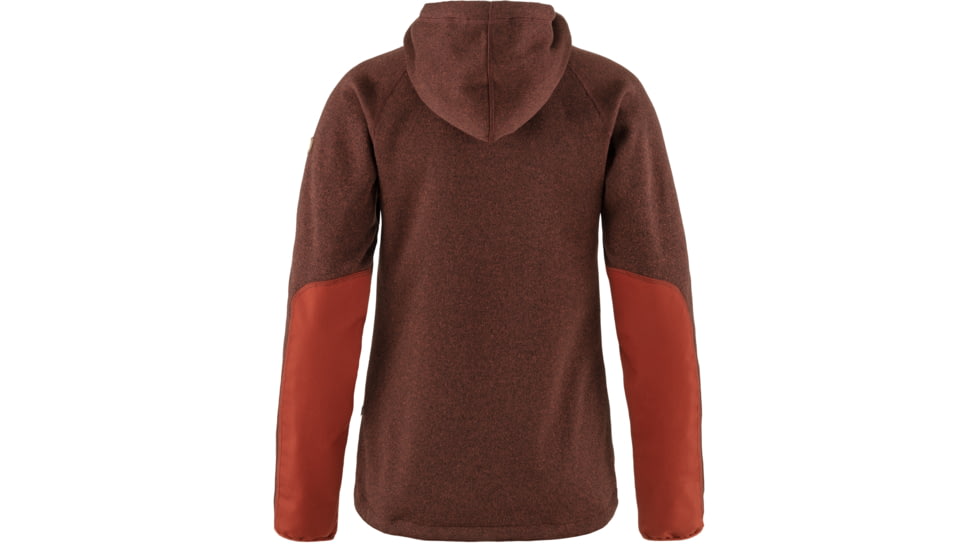 Fjallraven Ovik Fleece Hoodie - Womens, Autumn Leaf, Small, F89516-215-S