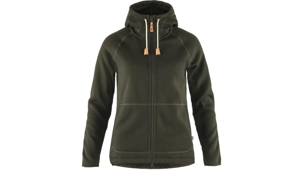 Fjallraven Ovik Fleece Hoodie - Womens, Deep, Small, F89516-662-S