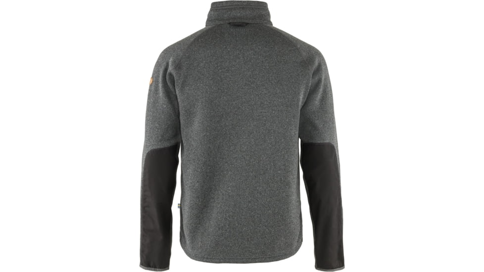 Fjallraven Ovik Fleece Zip Sweater - Mens, Dark Grey, Extra Small, F87317-030-XS