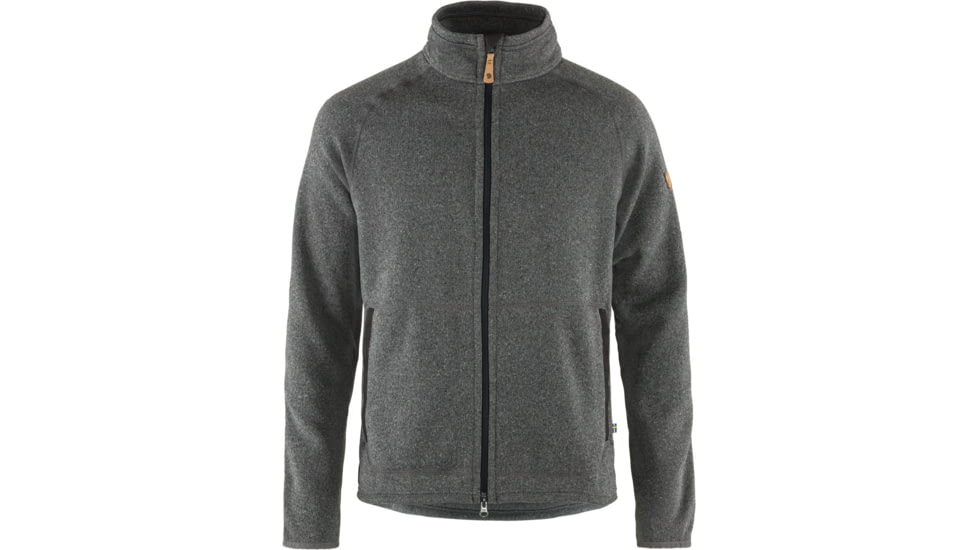 Fjallraven Ovik Fleece Zip Sweater - Mens, Dark Grey, Extra Small, F87317-030-XS