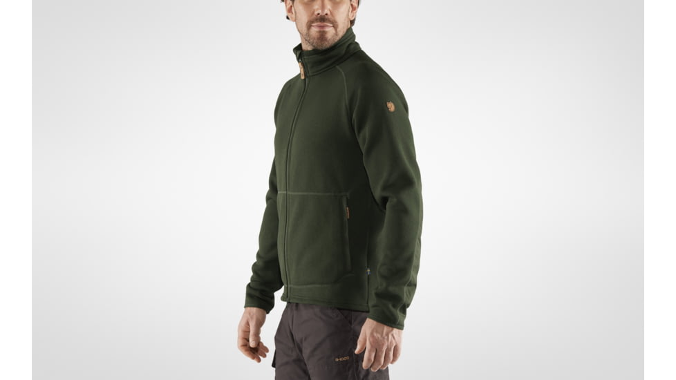 Fjallraven Ovik Fleece Zip Sweater - Mens, Deep, Large, F87317-662-L