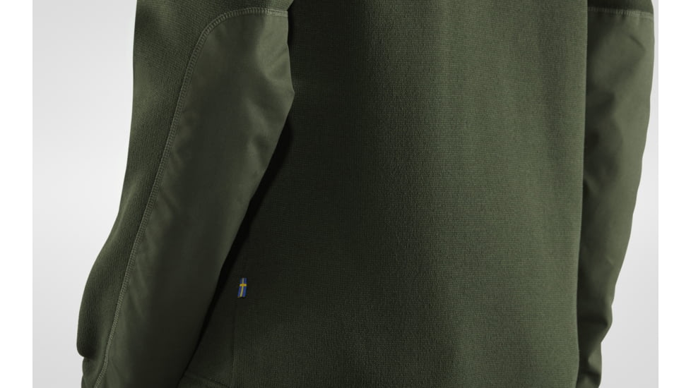 Fjallraven Ovik Fleece Zip Sweater - Mens, Deep, Large, F87317-662-L