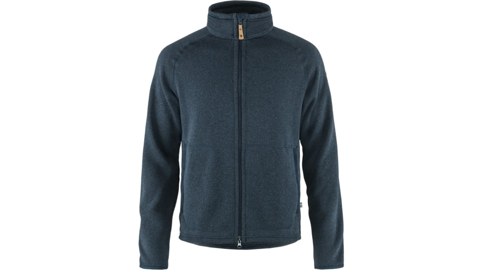 Fjallraven Ovik Fleece Zip Sweater - Mens, Navy, Extra Large, F87317-560-XL