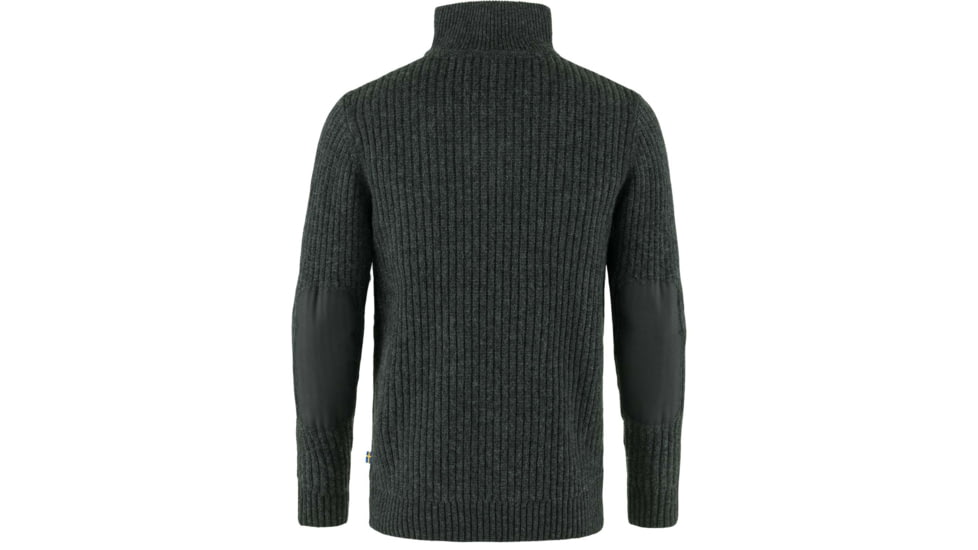Fjallraven Ovik Half Zip Knit - Mens, Dark Grey, Large, F86672-030-L