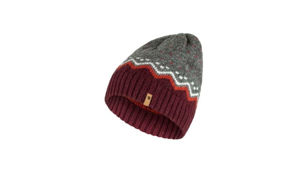 Fjallraven Ovik Knit Hat, Dark Garnet, One Size, F78128-356-OS