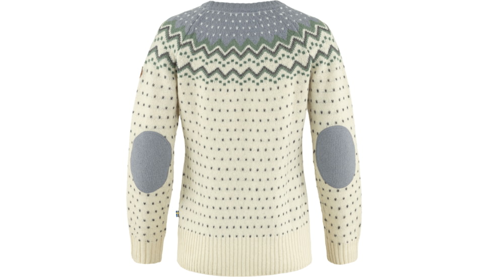 Fjallraven Ovik Knit Sweater - Womens, Chalk White-Flint Grey, Medium, F89941-113-055-M