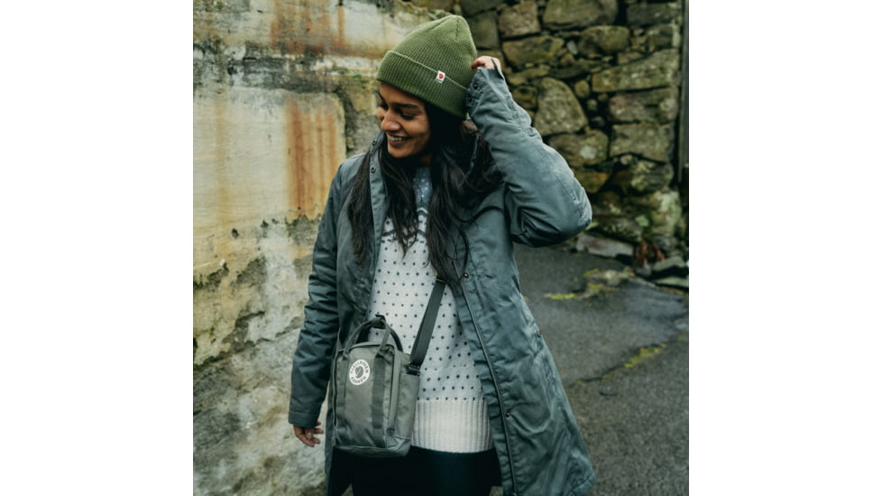 Fjallraven Ovik Knit Sweater - Womens, Chalk White-Flint Grey, Medium, F89941-113-055-M