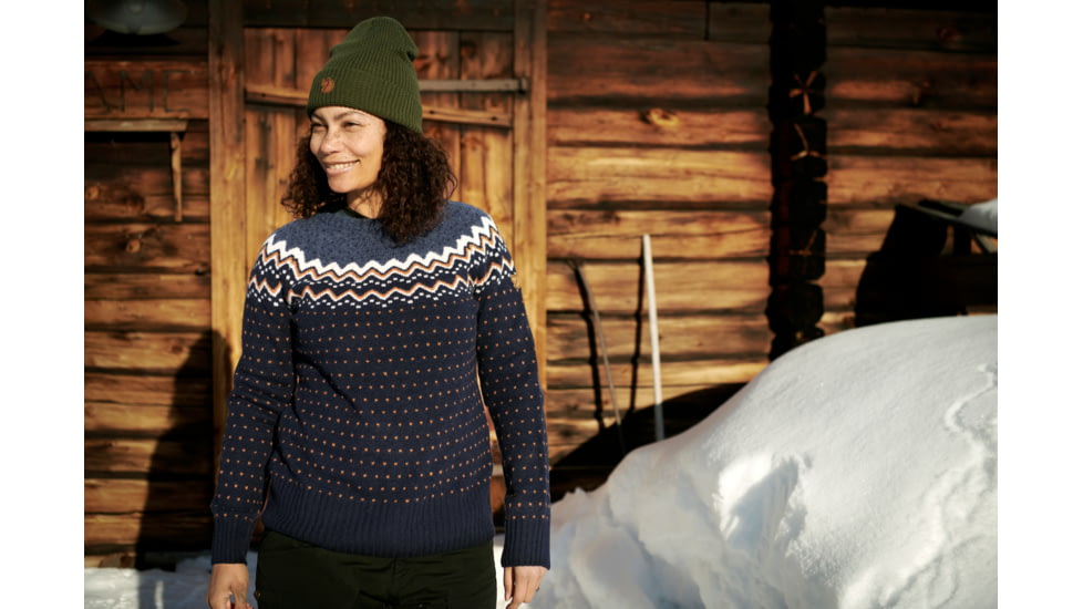 Fjallraven Ovik Knit Sweater - Womens, Dark Navy, Large, F89941-555-L