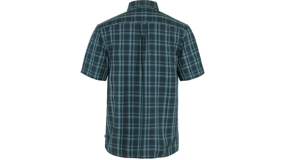 Fjallraven Ovik Lite Short Sleeve Shirt - Mens, Dark Navy/Dawn Blue, Medium, F87038-555-543-M