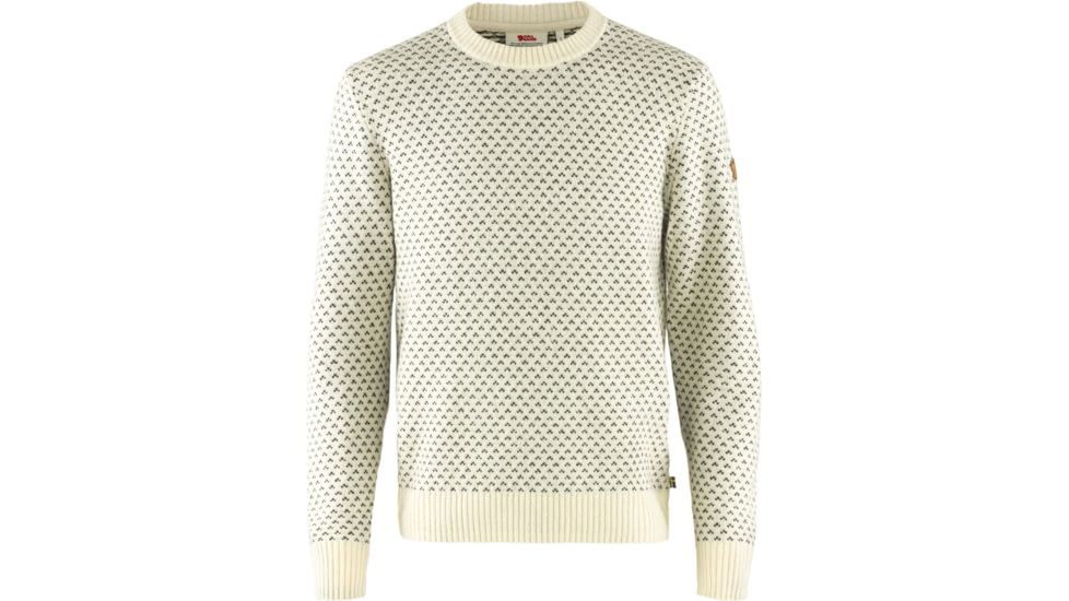 Fjallraven Ovik Nordic Sweater - Mens, Chalk White, Small, F82020-113-S