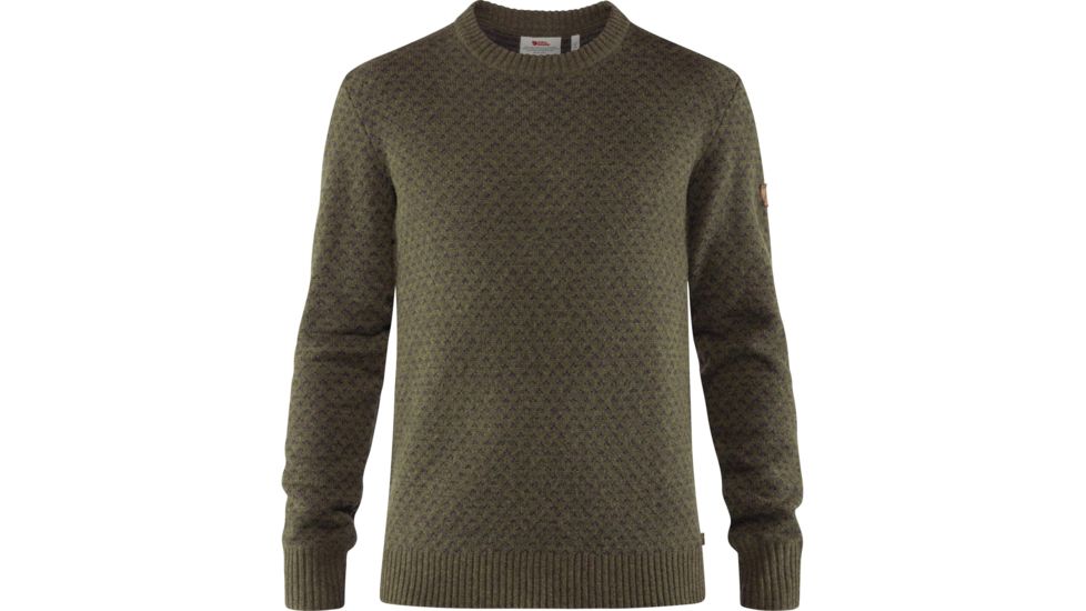 Fjallraven Ovik Nordic Sweater - Mens, Deep Forest, Small, F82020-662-S