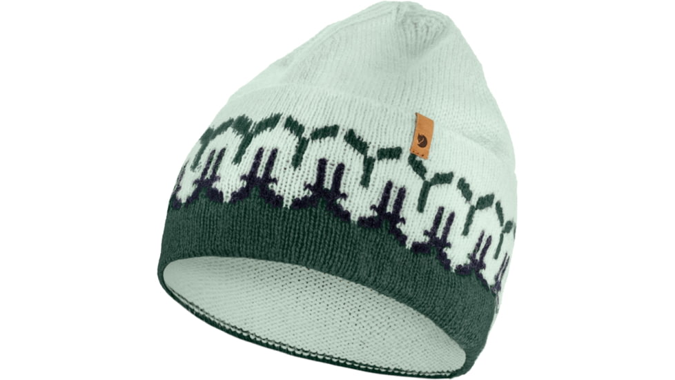 Fjallraven Ovik Path Knit Beanie, Deep Patina/Misty Green, One Size, F87167-679-674-OneSize