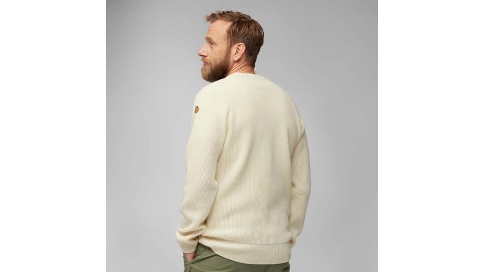 Fjallraven Ovik Rib Sweater - Mens, Chalk White, Large, F87165-113-L