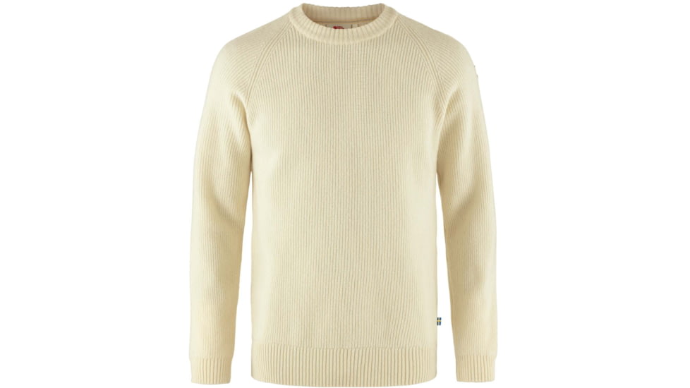 Fjallraven Ovik Rib Sweater - Mens, Chalk White, Large, F87165-113-L