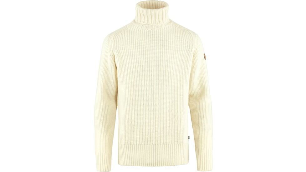 Fjallraven Ovik Roller Neck Sweater - Mens, Chalk White, 2XL, F87072-113-XXL
