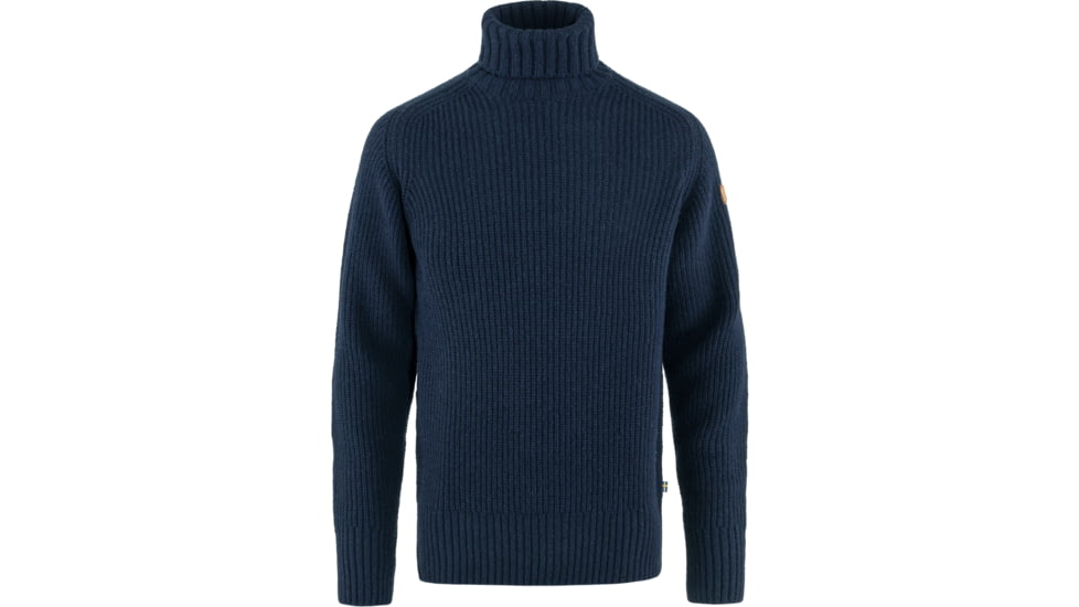 Fjallraven Ovik Roller Neck Sweater - Mens, Dark Navy, Large, F87072-555-L
