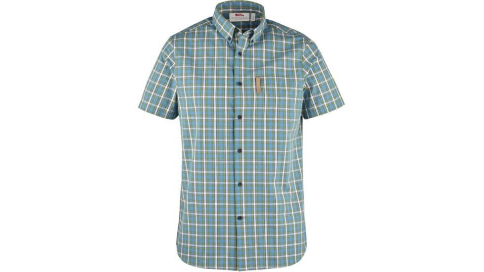 Fjallraven Ovik Short Sleeve Shirt - Mens, Azure Blue, Large, F81923-517-L