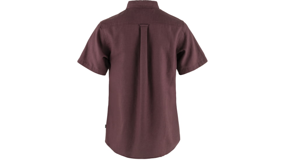Fjallraven Ovik Travel Short Sleeve Shirt - Womens, Port, Extra Large, F87040-357-XL