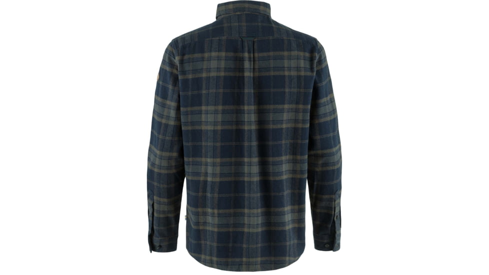 Fjallraven Ovik Twill Shirt - Mens, Dark Navy/Basalt, Small, F81478-555-050-S