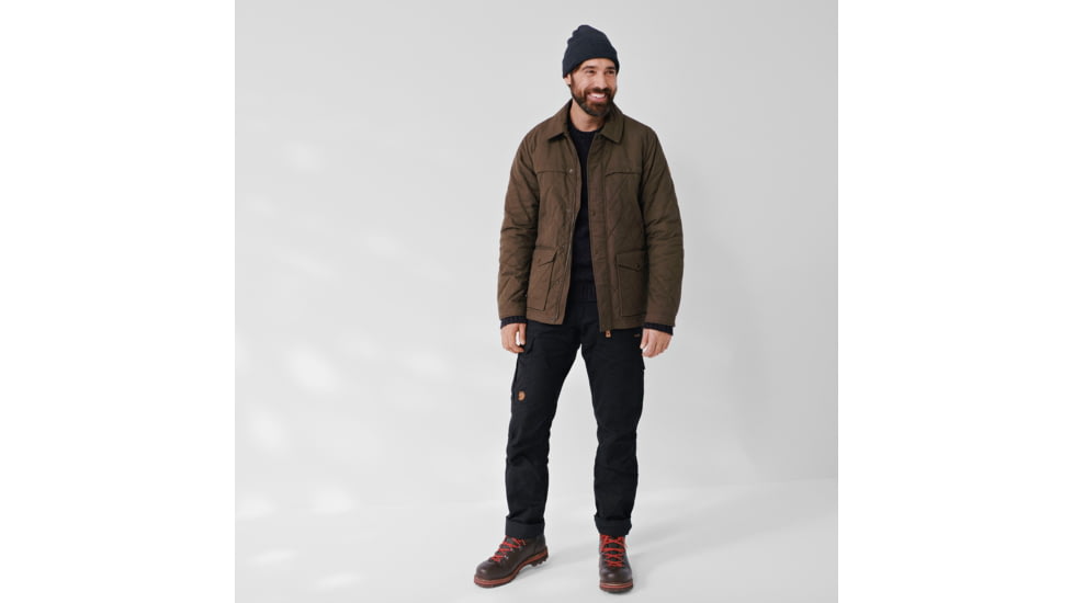 Fjallraven Ovik Wool Padded Jacket - Mens, Dark Olive, Small, F84127-633-S