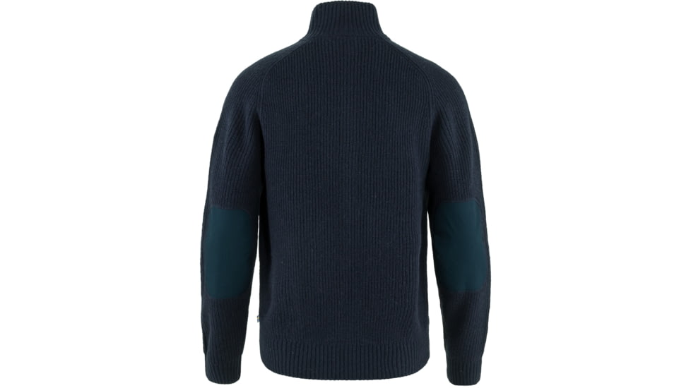 Fjallraven Ovik Zip Cardigan Knit - Mens, Dark Navy, Large, F87071-555-L
