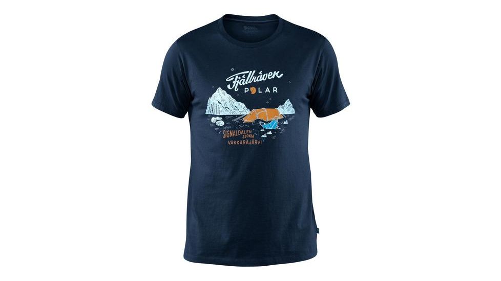 Fjallraven Polar T-Shirt - Mens, Navy, Medium, F81869-560-M