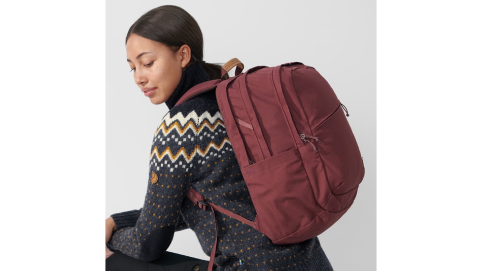 Fjallraven Raven 28 Backpack, Port, One Size, F23345-357-One Size