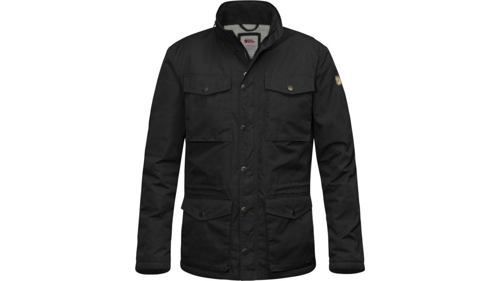 Fjallraven Raven Winter Jacket - Men's-Black-Large
