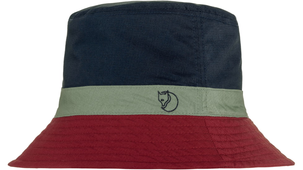 Fjallraven Reversible Bucket Hat, Pomegranate Red/Dark Navy, Small/Medium, F84783-346-555-S/M