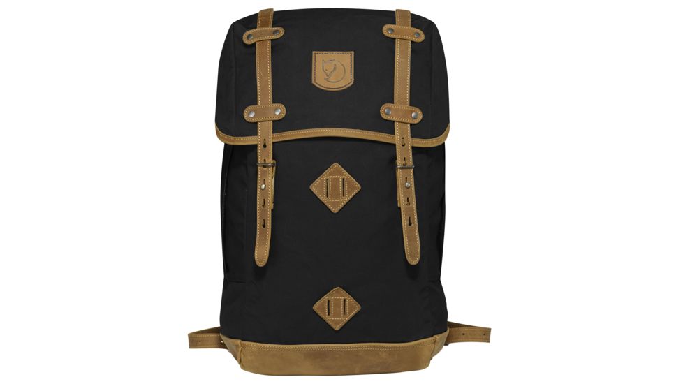 Fjallraven Rucksack No.21 Large Backpack -Black-30 L