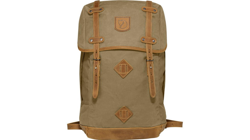 Fjallraven Rucksack No.21 Large Backpack -Khaki/Sand-30 L