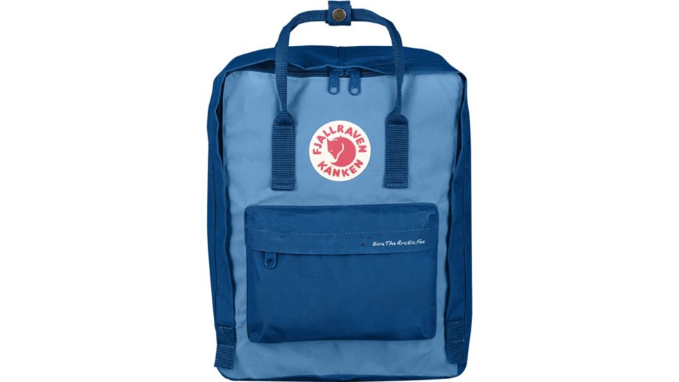 Fjallraven Save the Arctic Fox Kanken Backpack 16 L-Lake Blue/Air Blue