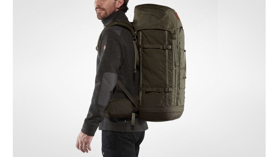 Fjallraven Singi 48 Backpack, Dark Olive, One Size, F23321-633-One Size