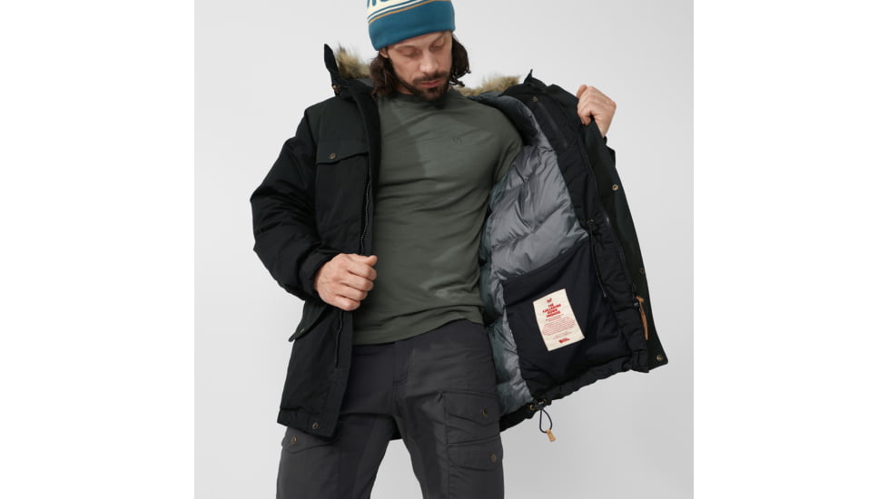 Fjallraven Singi Down Jacket - Mens, Black, 2XL, F86699-550-XXL